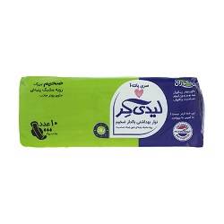 لیدی کر نوار بهداشتی بالداربزرگ مشبک10عدد